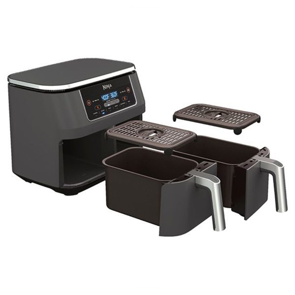 Ninja® Foodi® 6-in-1 8-qt. 2-Basket Air Fryer with DualZone™ Technology - Dark Grey