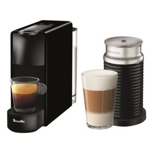 Nespresso - Essenza Mini Black by Breville with Aeroccino3