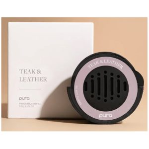 Pura - Teak & Leather Car Fragrance Refill