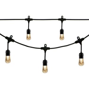Enbrighten - Café Vintage Series LED Lights (48 feet/24 bulbs)