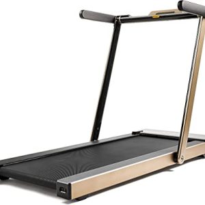 Sunny Health & Fitness ASUNA Premium Slim Folding Treadmill Running Machine with Speakers for Home Gyms