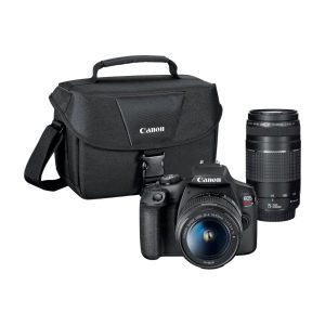 Canon - EOS Rebel T7 DSLR Two Lens Kit