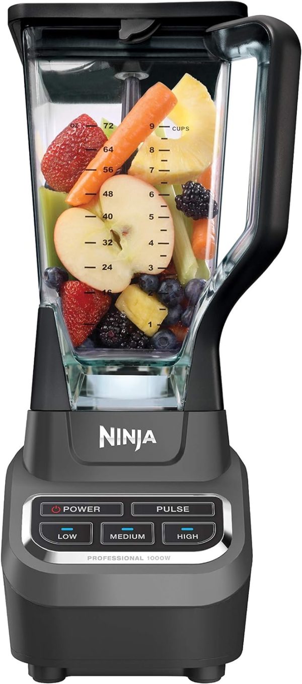 Ninja Professional 72 Oz Countertop - Total Crushing Technology for Smoothies, Ice and Frozen Fruit