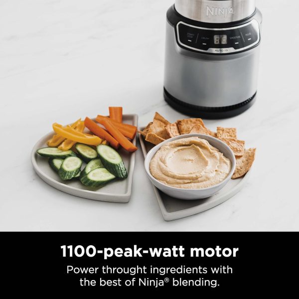 Ninja Nutri Pro Compact Personal Blender, Auto-iQ Technology, for Frozen Drinks, Smoothies, Sauces & More, with To-Go Cups & Spout Lids - Image 4