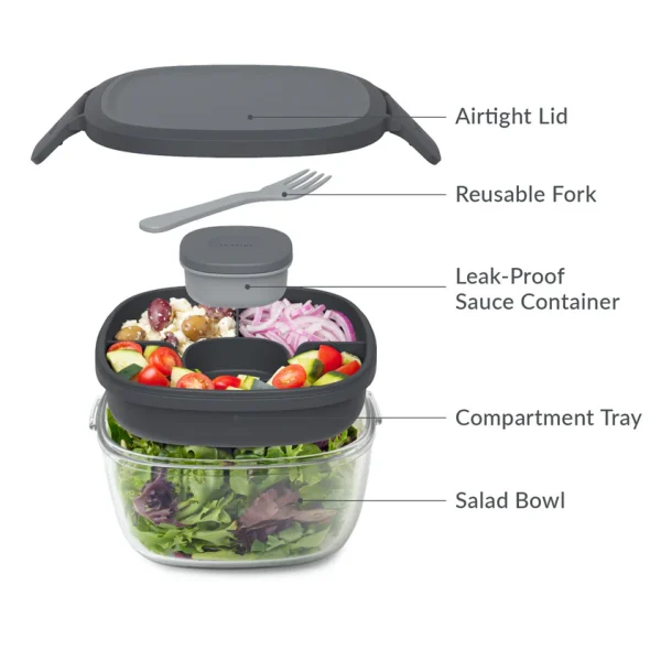 Bentgo Glass Salad Container - Image 4