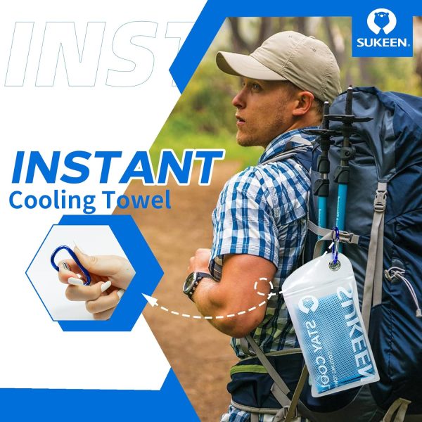 4 Pack Cooling Towel 40"x12" - Image 2