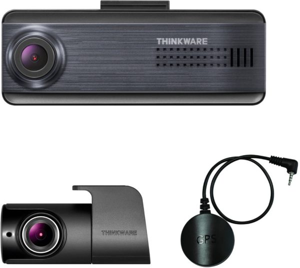 THINKWARE - Q200 2K Front & 1080p Rear Dash Cam with GPS and Wi-Fi