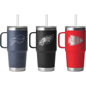 YETI Rambler 25oz Straw Mug - NFL Sports