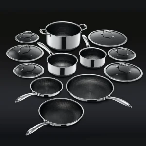 HexClad - Hybrid Pots & Pans Set (12-Piece)