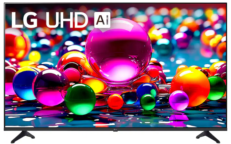 LG - 43” Class UA77 Series LED AI 4K UHD Smart webOS TV (2025)